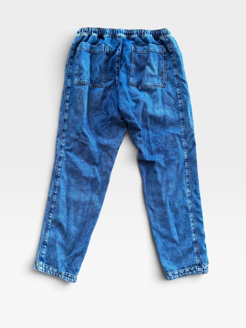 Pilcro Anthropologie Ultra High-Rise Relaxed Pull-On Jeans Blue Drawstring S - Picture 6 of 10